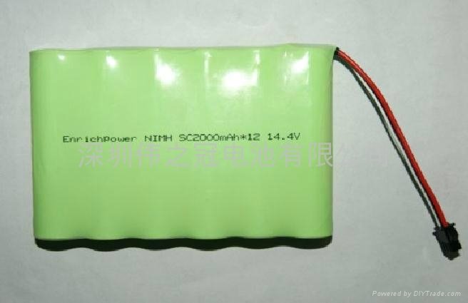 深圳家用吸尘器电池SC1300-9.6V 5