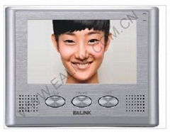 7 inch color TFT screen Villa video door phone. lock control