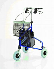 Aluminum 3 wheeled Rollator