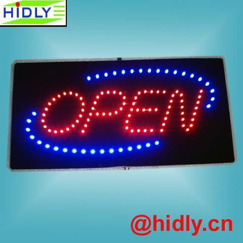 led open sign