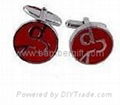 Stylish Crystal Cufflinks