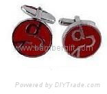 Stylish Crystal Cufflinks