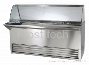 Stainless Steel Saladette Bar Cabinets
