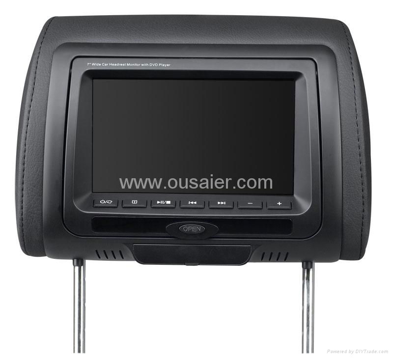 7 inch headrest car dvd player  2