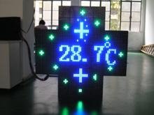 P10 double faces LED cross display