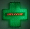 LED Cross Signboard for Single Colour