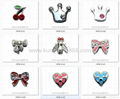 Rhinestone enamel slide charm wholesale 3