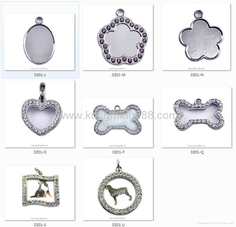 Rhinestone pet photo frame 5