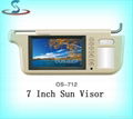 7"car sun visor monitor 2