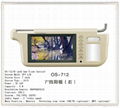 7"car sun visor monitor 4