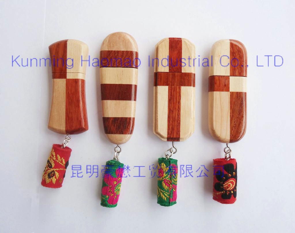 hotsale New arrived wooden gift USB wholesale with chinese style 4