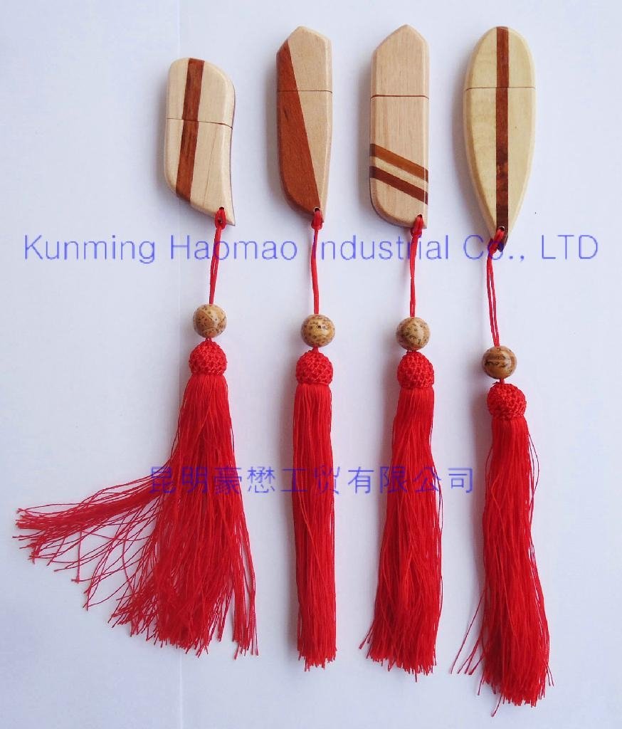 hotsale New arrived wooden gift USB wholesale with chinese style 5