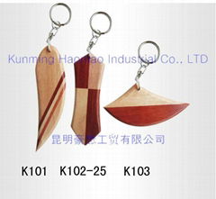 OEM new arriving wooden key chains key rings wholesale