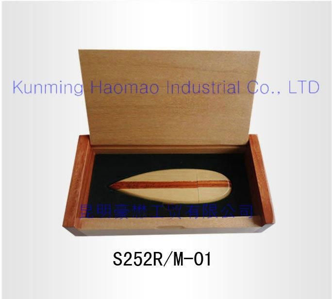 wholesale wooden boxes for USB flash disk 4