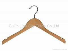 wooden clothes hanger