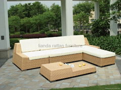 Conner sofa rattan sofa garden furniture LD2125