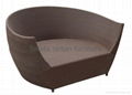 special design rattan sunbed of outdoor furnitureLD4125 2