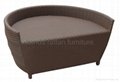 special design rattan sunbed of outdoor furnitureLD4125 3