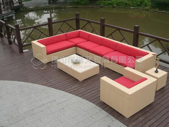 Outdoor PE rattan Sofa