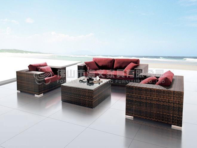 Outdoor PE rattan Sofa 5