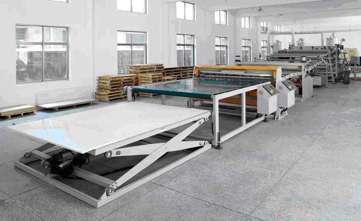 PVC panel extrusion line