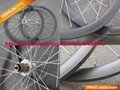 YISHUNBIKE YP44T 44mm tubular carbon bicycle wheels 2