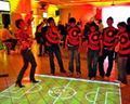 Interactive floor projection system for advertising event and exhibition 1