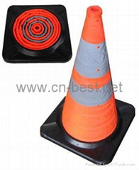 Traffic cone(rubber base)