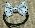 fashionable purple grosgrain bow foxed on the headband 4