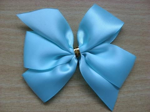 big single sided satin ribbon bow for women's dress 3