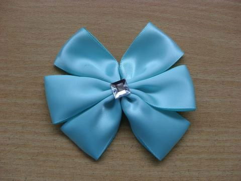 big single sided satin ribbon bow for women's dress 5