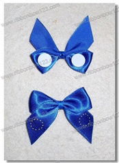 stick-on double faced satin ribbon bows