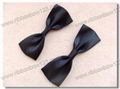 single faced satin ribbon bow tie