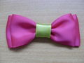 single faced satin ribbon bow tie 3