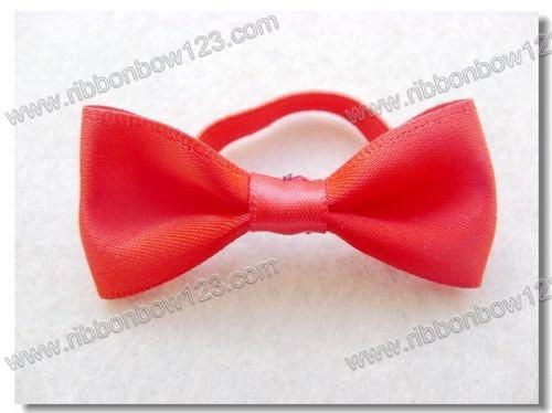 single faced satin ribbon bow tie 5