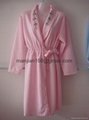 lovely autumn winter thick warm honorable coral fleece pyjamas night-robe 4