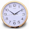 12" Plastic quartz wall clock  1