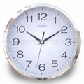 12" Plastic quartz wall clock  2