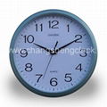 12" Plastic quartz wall clock  4