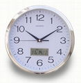 Lcd calendar wall clock