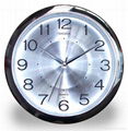 Aluminium dial quartz clock 1