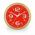 10 inch colorful plastic wall clock 5