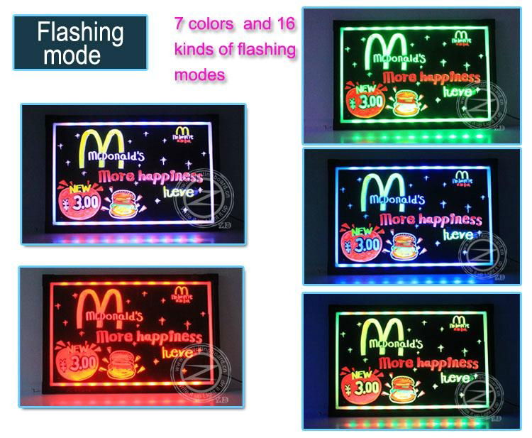 2012 New innovative led writing boards 2