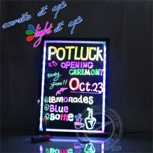 2012        sable led writing board 