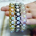 Gorgeous lucite/resin bangle rhinestones bangle fashion jewelry jewellery  2