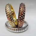 Gorgeous lucite/resin bangle rhinestones bangle fashion jewelry jewellery  3