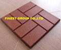 Brickface rubber tile 1