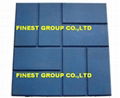 Brickface rubber tile 2