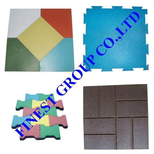 Rubber Tile Flooring 5