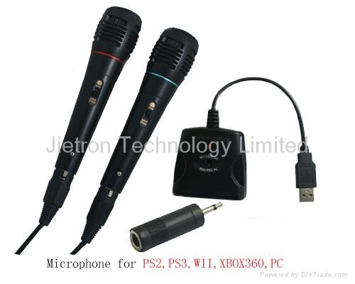USB Audio Adapter with Microphone for PS2/PS3/Wii/XBOX360/PC